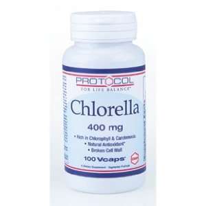  Protocol for Life Balance Chlorella 400mg 100vcaps Health 