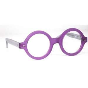  Optique (Optical Frame) w/ hard case. Purple/ silver 
