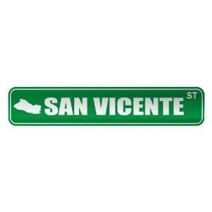   SAN VICENTE ST  STREET SIGN CITY EL SALVADOR: Home 
