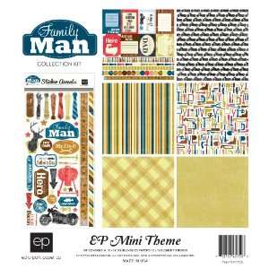 Echo Park Paper Family Man Mini Theme Collection Kit: Arts 