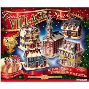  3D Puzzle Wrebbit Christmas Village de Noel Toys & Games