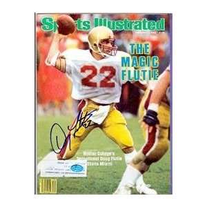  Doug Flutie autographed Sports Illustrated Magazine (Boston College 