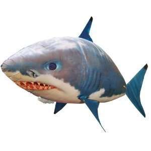  Remote Control Inflatable Flying Shark: Toys & Games