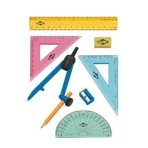  12 PACK 8pc COMPASS & GEOMETRY SET Drafting, Engineering 