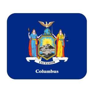  US State Flag   Columbus, New York (NY) Mouse Pad 