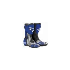  Alpinestars S MX R Boots , Color Blue/Silver, Size 45 