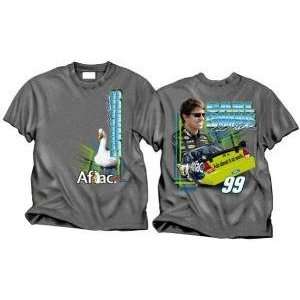  Carl Edwards Roush Fenway Racing AFLAC Grey T Shirt 