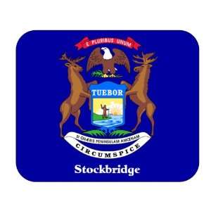   US State Flag   Stockbridge, Michigan (MI) Mouse Pad 