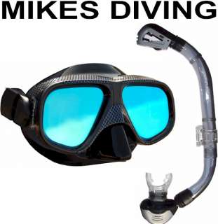 STEALTH ANTI GLARE COLOUR ENHANCE + DRY TOP mask snorkel set 