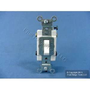  Leviton White 4 Way COMMERCIAL Toggle Wall Light Switch 