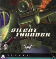 Silent Thunder A 10 Tank Killer II PC CD ROM +Ref Card  