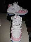 Womens Jordans White & Pink Shoes Size 5
