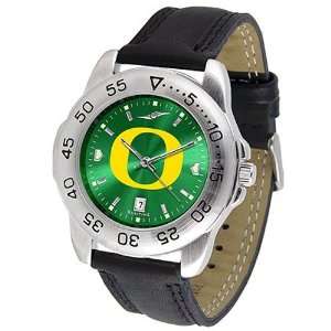  Oregon Ducks Mens Game Day Sport Leather AnoChrome Watch 