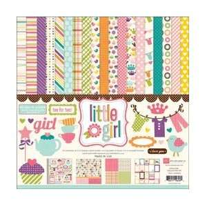  New   Little Girl Collection Kit 12X12 by Echo Park Paper 