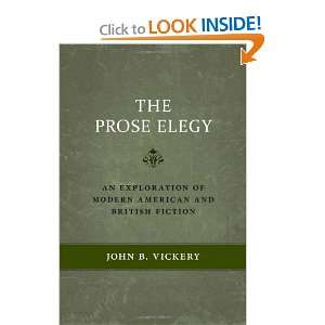   American and British Fiction (9780807133927) John B. Vickery Books