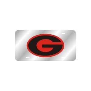  License Plate   GEORGIA OVAL G SILVER 00/S.RED 08/BLACK 28 