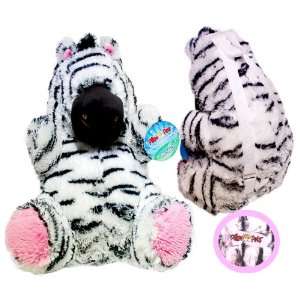  My Pillow Pet Plush Zebra Backpack: Toys & Games