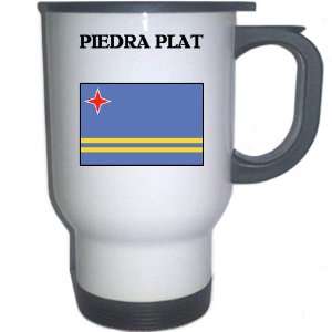  Aruba   PIEDRA PLAT White Stainless Steel Mug 