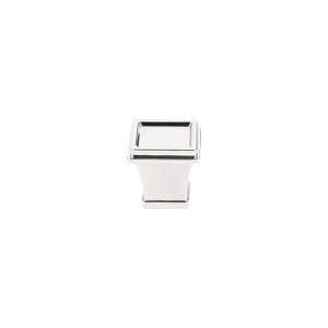 Great Wall Tapered Knob 1   Polished Nickel