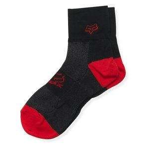  Fox Racing Race Socks   Large/X Large/Black/Red 