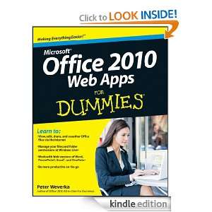   2010 Web Apps For Dummies (For Dummies (Computers)) [Kindle Edition