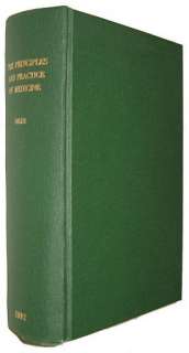 William OSLER Principles Practice Of Medicine 1st 1892  
