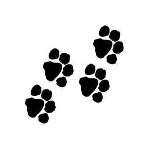  Paw Prints Round Sticker: Everything Else