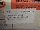 10) Corbin Cabinet Panel Locks Disc Tumbler New  