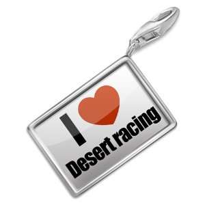  FotoCharms I Love Desert racing   Charm with Lobster 