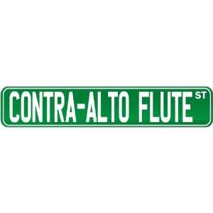  New  Contra Alto Flute St .  Street Sign Instruments 