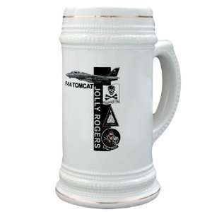 Vf 103 Jolly Rogers Military Stein by CafePress:  Kitchen 