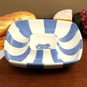   Tar Heels (UNC) 2 In 1 Square Chips & Dip Bowl: Sports & Outdoors