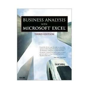   Microsoft Excel 3th (third) edition Text Only: Conrad Carlberg: Books