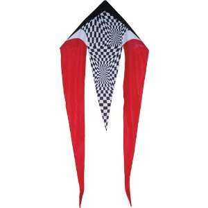  45 IN. FLO TAIL   RED OPT ART