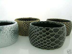 Python Snake Skin Print Bangle Bracelet  