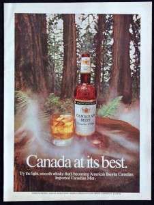 Vintage Magazine Print Ad Canadian Mist Whiskey  
