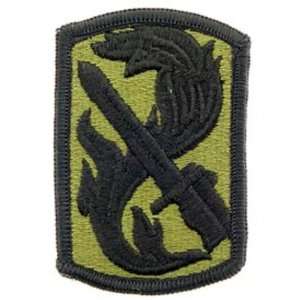  U.S. Army 198th Infantry Division Patch Green Patio, Lawn 