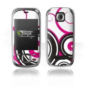  Design Skins for Nokia 7230 Slide   Pink Circles Design 