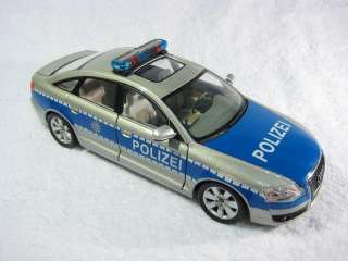 Audi A6 Police Cararama Diecast Car Model 1:24 1/24  