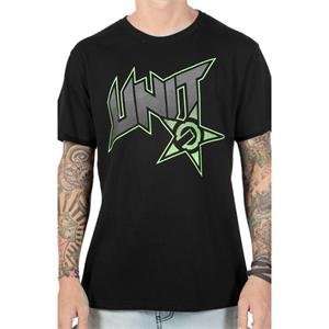  Unit Rush T Shirt   Small/Black/Green Automotive