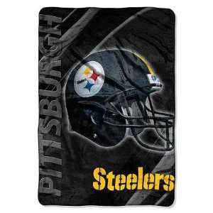  Pittsburgh Steelers 62x90 076 Fleece Throw Blanket: Home 