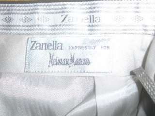 Mens Olive ZANELLA Bennett Wool Dress Pants 34/32  