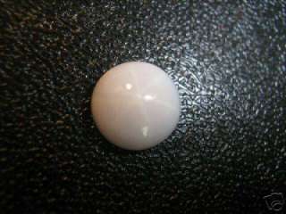 Opaque White Star Sapphire Cabochon   Round 7 mm  