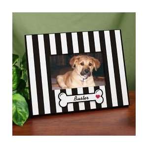  Personalized Dog Picture Frame stripe: Baby