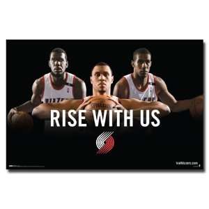  Trends Portland Trail Blazers Rise With Us Poster 22 X 