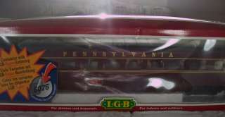 LGB G Gauge Scale Pennsylvania Streamline Passenger Car NIB 32570 