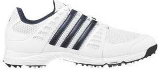 2011 Adidas Tech Response 3.0 Mens Golf Shoes White/Navy Blue Brand 