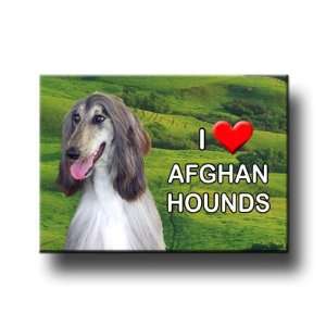  Afghan Hound I Love Afghan Hounds Fridge Magnet No 2 