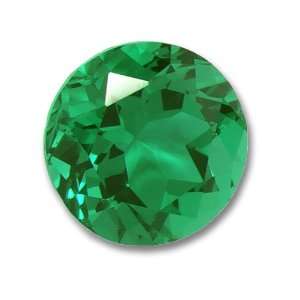   0mm Round Gem Quality Chatham Cultured Lab Grown Emerald 1.10 1.35 Ct