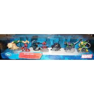  Spiderman Deluxe Figurine Figure Set of 7 with Villains 